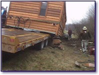 Log Cabin on Trailer